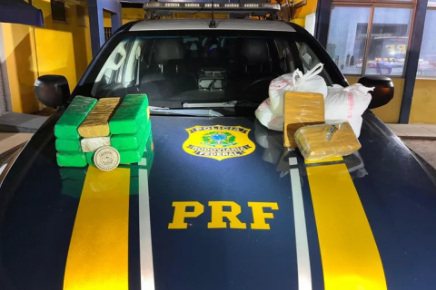 Polícia: “PRF” Mulher é presa pela PRF com grande quantidade de drogas na BR 116 em Feira de Santana