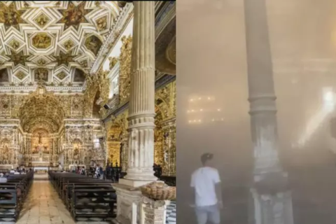 Bahia: “Morte” Uma pessoa morre após teto de igreja histórica desabar em Salvador