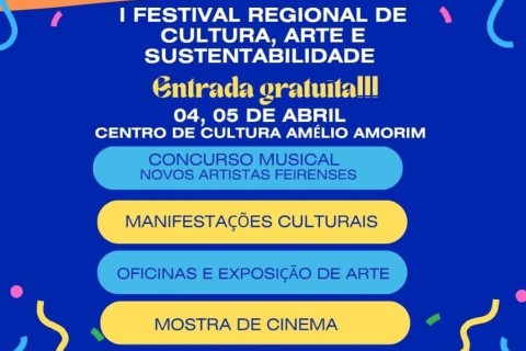 Festival Regional de Cultura, Arte e Sustentabilidade promete dias inesquecíveis em Feira de Santana